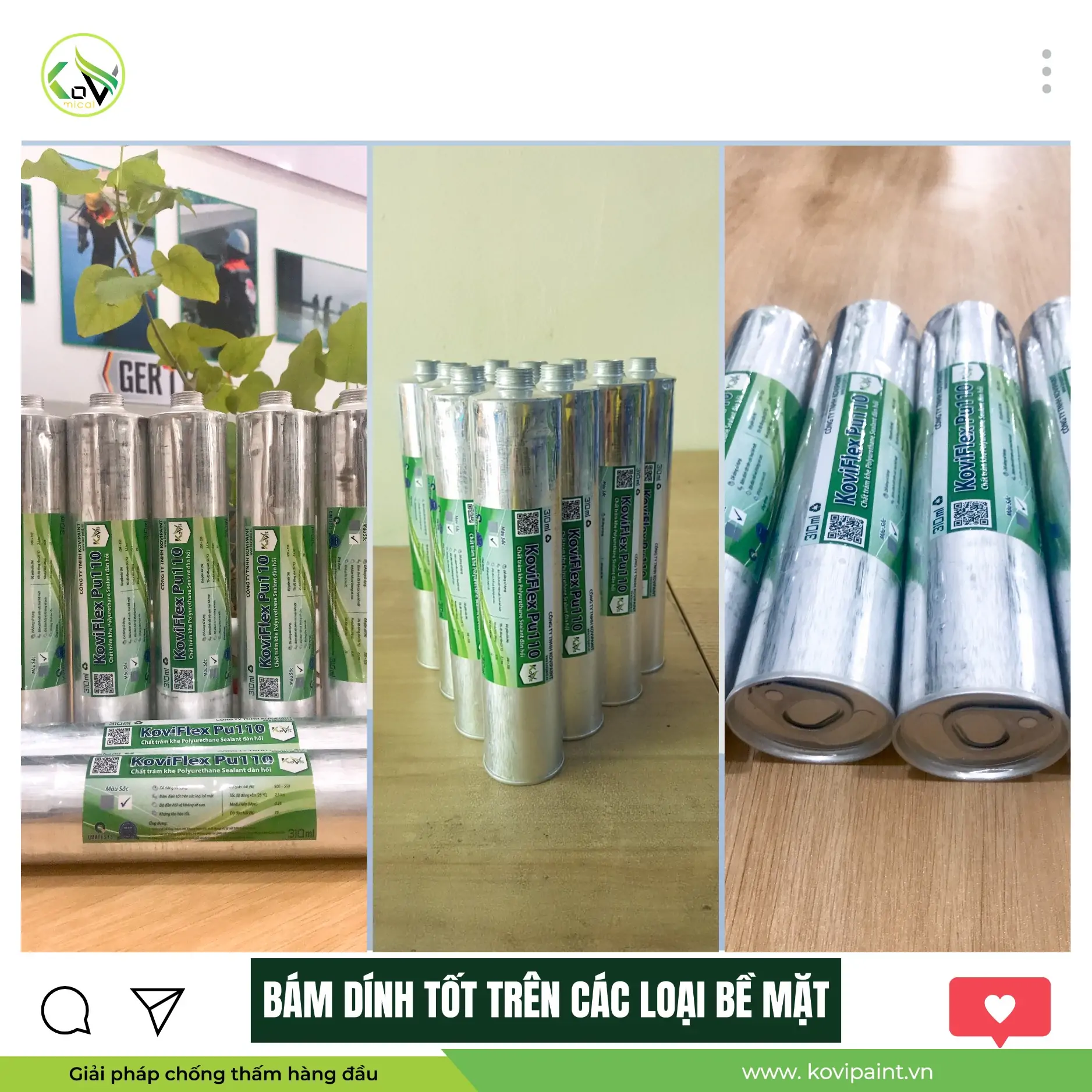 Keo Trám khe Kovi Puflex110 1 Koviflex pu110